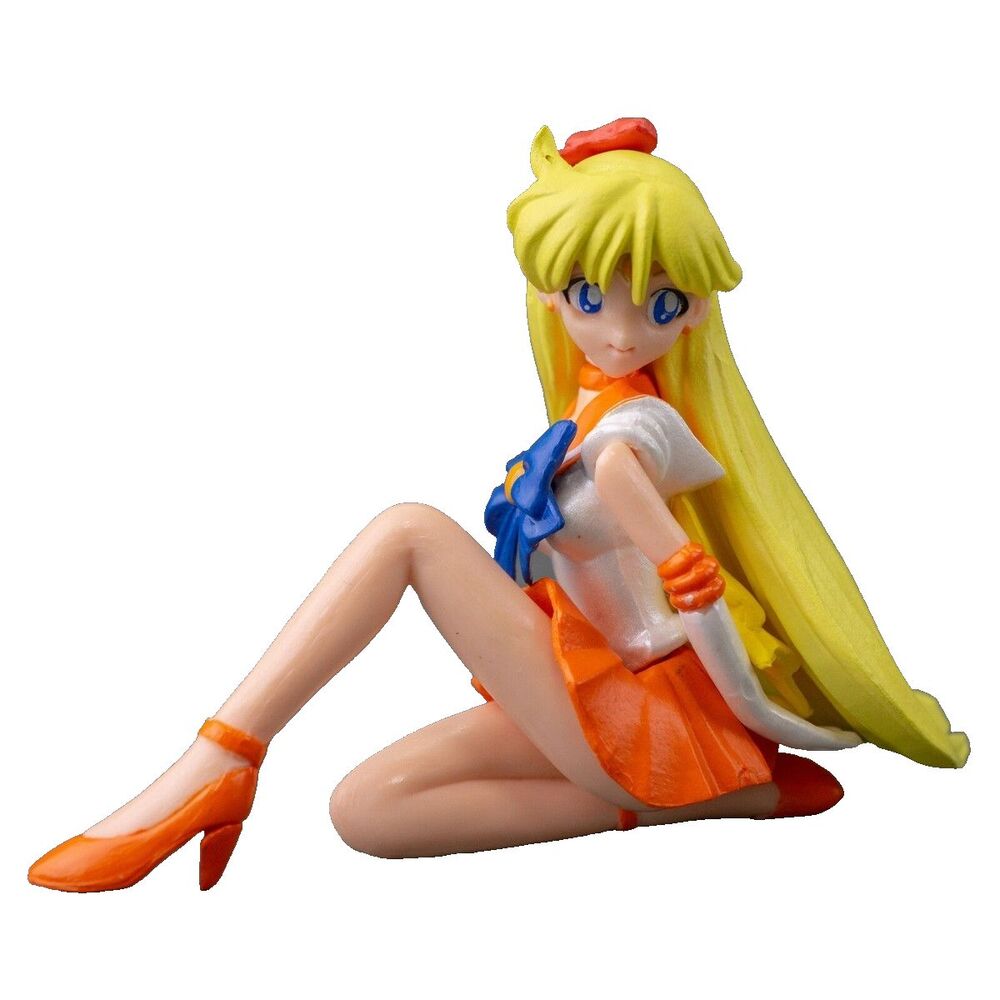 Gashapon Sailor Venus Figurine~Magical Girl~Orange~Blonde~Guardian Sailor Moon